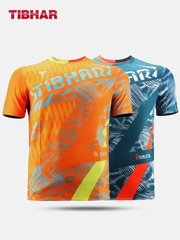 Tibhar 20204 Мужская Женская футболка для настольного тенниса, Рубашки с коротким рукавом, Одежда, спортивная одежда, футболка для пинг-понга