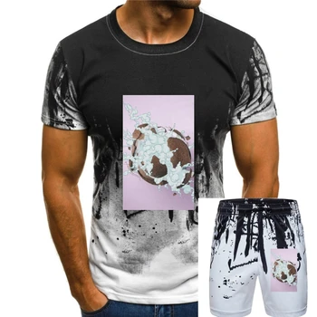 Футболка Coconut Explosion с мультяшной иллюстрацией, футболка Fruit Island в стиле инди-поп-арт, популярная футболка без бирки