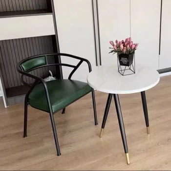 Роскошные обеденные стулья с подлокотниками для гостиной, современные скандинавские обеденные стулья на открытом воздухе, отличающиеся дизайном Sillas Comedor Home Furniture SR50DC