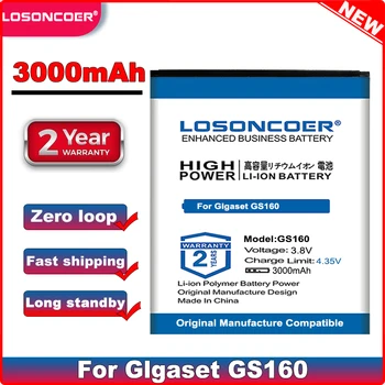 LOSONCOER Аккумулятор хорошего Качества 2500 мАч GS160 Аккумулятор Для Мобильного Телефона GIgaset GS160 V30145-K1310-X463