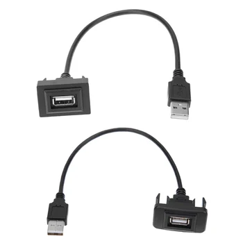 Адаптер USB-порта ABS AUX для автомобильных аксессуаров Toyota VIGO/Vios/Corolla Черный