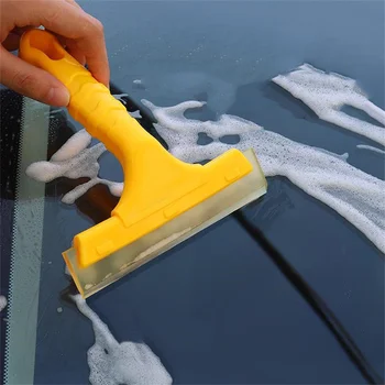 Автомобильный силиконовый стеклоочиститель для очистки воды, скребковое лезвие, ракель, средство для мытья автомобильного мыла, принадлежности для мытья лобового стекла, окон