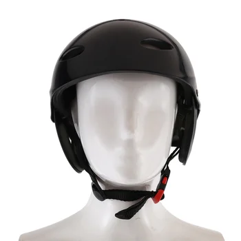Защитный шлем с 11 дыхательными отверстиями для водных видов спорта, Каяк, каноэ, гребля для серфинга, доска для серфинга - черный