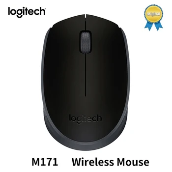оригинальная беспроводная мышь Logitech M171 USB, 3 кнопки, 1000 точек на дюйм, оптическая мышь оригинального дизайна для ноутбука, настольного ПК