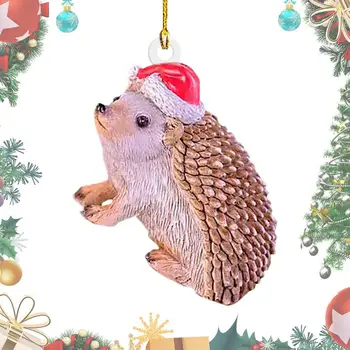 Изысканные рождественские украшения, забавная декоративная Рождественская елка, подвесное животное, Милое украшение для вечеринки дома