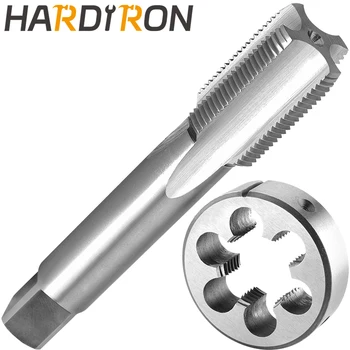 Метчик Hardiron M23 X 0.75 и набор штампов Правосторонний, Метчик с машинной резьбой M23 x 0.75 и круглая матрица
