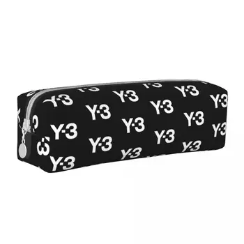 Y3 Yohji Yamamoto Y-3 Пеналы, коробка для ручек, сумка для девочек и мальчиков, школьный косметический пенал для студентов большой емкости
