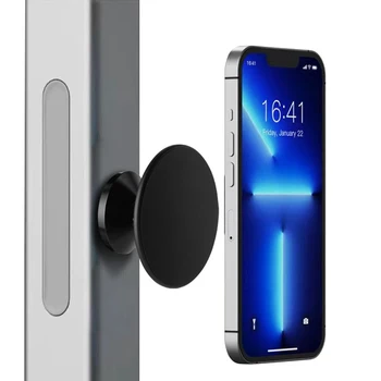 Магнитная Приборная Панель Крепление На Лобовое Стекло Из Алюминиевого Сплава Автомобильный Кронштейн Для Телефона Противоскользящий Вращающийся на 360 градусов для iPhone 14Pro Max Huawei Xiaomi