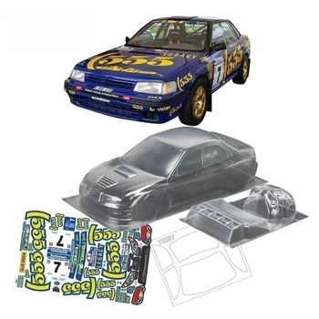 Кузова Teamc Rc Rally Car Body 1/10 Subaruu Impreza WRC Car Shell С Задним Антикрылом, Световой Пряжкой и Наклейкой для R / C Drift Toys