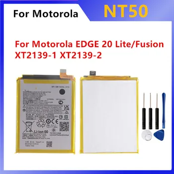 Оригинальная замена NT50 для Motorola EDGE 20 Lite/Fusion XT2139-1/2 аккумуляторных батарей Batteria емкостью 5000 мАч + бесплатные инструменты