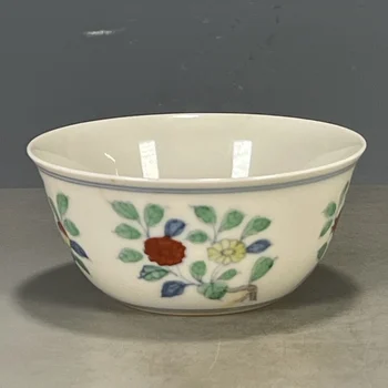 Коллекция антикварной керамики Ming Chenghua system Doucai flowers украшения для чайных чашек
