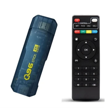Домашний кинотеатр Q96 Dongle Smart TV Box Android Allwinner H313 Четырехъядерный 2,4 G Двойной WIFI 4K HDR Телеприставка H.265
