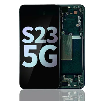 OLED-дисплей с заменой рамки для Samsung Galaxy S23 5G (США и за рубежом) (пакет обновления) (Phantom Black)
