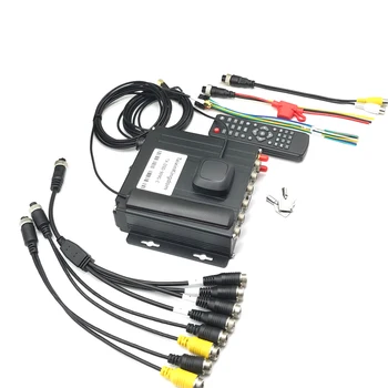 Производитель 9-канальный накопитель с двумя SD-картами MDVR удаленный мониторинг 4G GPS запись вождения грузовика хост NTSC / PAL система