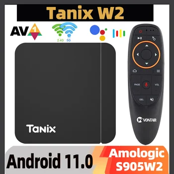 2023 W2 Smart TV Box Android 11 Amlogic S905W2 с Поддержкой 2 ГБ 16 ГБ H.265 Двойной Wifi HDR 10 + Медиаплеер Телеприставка Бытовая