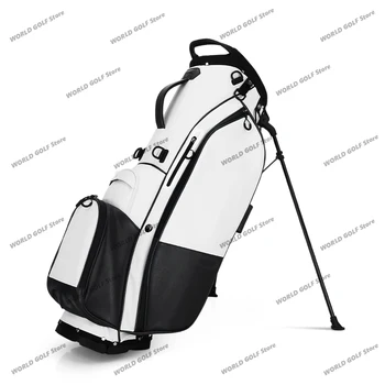 Модная черно-белая ультралегкая портативная клубная сумка, кожаная водонепроницаемая сумка для гольфа из микрофибры