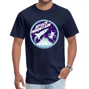 Обычная футболка с круглым вырезом SPACE MOUNTAIN (блюз) Мужские топы и футболки World Of Tanks, короткая футболка с раменом из Европы