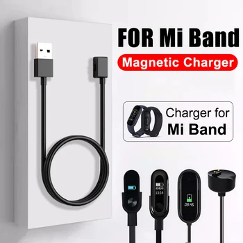 USB Кабель Зарядного Устройства для Xiaomi Mi Band 7pro Портативный Магнитный Провод Для Быстрой Зарядки Miband 8 7 6 5 4 3 2 Аксессуары для Смарт-Браслетов