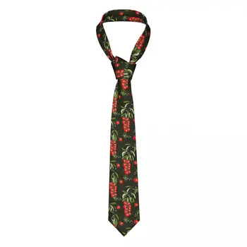 Галстук для мужчин, официальные узкие галстуки, Классические мужские помидоры Черри и Оливки, свадебный галстук, Джентльменский узкий