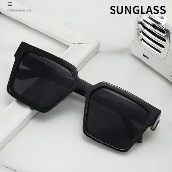 Классические ретро-солнцезащитные очки в европейском и американском стиле, квадратные солнцезащитные очки для путешествий, женские прямоугольные маленькие винтажные высокой четкости