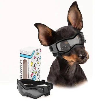 Легкая одежда для домашних собак, Небольшая защита Для езды на регулируемом уличном щенке, Мягкие Солнцезащитные очки среднего размера, Очки для вождения породы