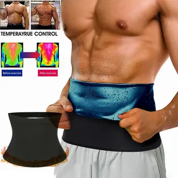 Мужская обертка для живота с защитой от пиллинга, от S до 5XL, для контроля живота, моющаяся мужская обертка для пивного живота, от пота