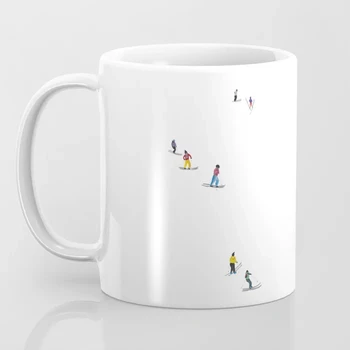 Удовольствие от катания на лыжах field mark cup подарочная кофейная кружка для лыжников, керамическая чашка для молока на 11 унций, подарок друзьям на день рождения