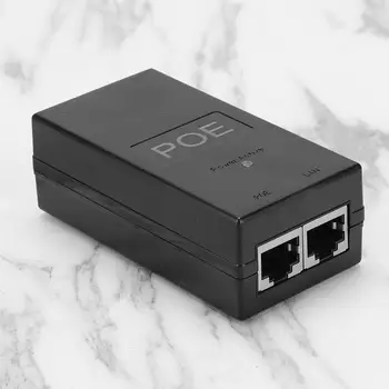 24 В 0.5 A 24 Вт Настольный POE инжектор питания Ethernet Адаптер Видеонаблюдения