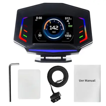Автомобильный Головной Дисплей Цифровой GPS-Спидометр С Двойным Режимом OBD2 /GPS Цифровой Автомобильный Головной Дисплей HUD С Двойным Режимом OBD2/GPS