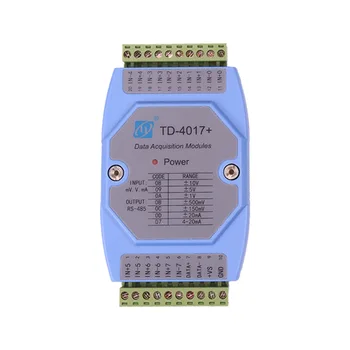 Для Td4017 Восьмиступенчатый модуль сбора аналогового сигнала промышленного класса 4-20ma10v Преобразование изоляции входного сигнала 485