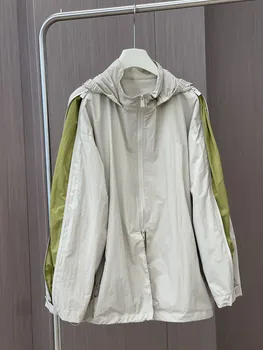Тренчкот, куртка на молнии через плечо, повседневная универсальная мода 2023, новинка осени