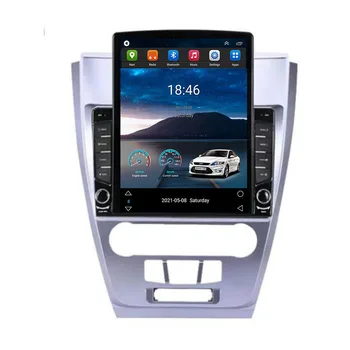 Для Tesla Style 2Din Android 12 Автомагнитола Ford Fusion Mondeo Mustang 2009-12 Мультимедийный Видеоплеер GPS Стерео Carplay DSP