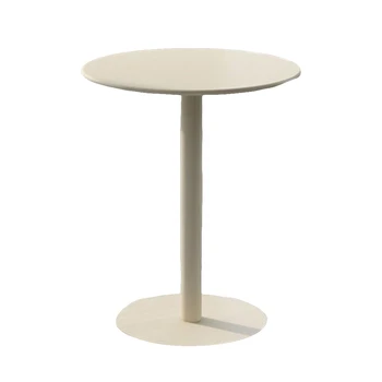 Круглый чайный столик для отдыха, приставной столик Минималистичная современная мебель, оригинальность индустриального стиля