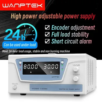 Wanptek Высокомощный Регулируемый стабилизированный источник питания постоянного тока 15 ~ 300 В/3 ~ 60 А с гальваническим покрытием под экспериментальное старение
