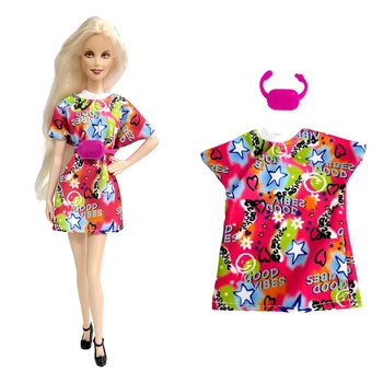 NK 1 комплект современной юбки + пояс для куклы 1/6, модная детская одежда, 11-дюймовый летний спортивный комплект для куклы Барби, аксессуары для одежды