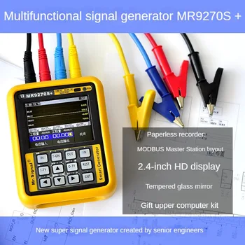 MR9270S + Генератор сигналов 4-20 МА Калибровка Текущего Напряжения PT100 Датчик давления Термопары Частота регистратора Повышена