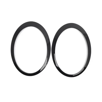 1 Пара накладок на фару, глянцевое черное кольцо для Mini Cooper R50 R52 R53 2001-2006 63126917835