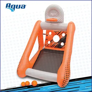 Надувной детский бассейн Ultimate для баскетбола длиной 4 фута из 4 частей, Возраст от 5 лет, Оранжевый, Унисекс