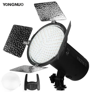 YONGNUO YN216 II 2700K-8000K 24W LED Video Light для Цифровой Зеркальной Камеры Canon Nikon Video Light Фотографическое Освещение