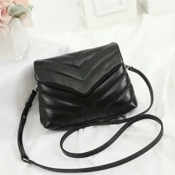 Высококачественная и модная кожаная сумка на цепочке через плечо, квадратная женская сумка, дизайнерская брендовая поясная сумка, женская сумка через плечо