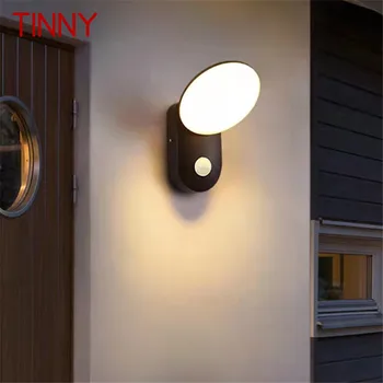 Миниатюрный современный простой настенный светильник, светодиодный Водонепроницаемый винтажный светильник-бра для домашнего декора на открытом воздухе, балкон, коридор, внутренний двор