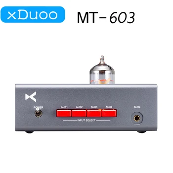 XDUOO MT-603 с несколькими предусилителями, 4 аудиовыхода, один аудиовыход, ламповый усилитель MT603 12AU7