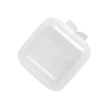 Мини-Прозрачная пластиковая коробка для хранения 100шт Гладкий Бесшовный органайзер с откидной крышкой для затычек для ушей, ювелирной фурнитуры, таблеток