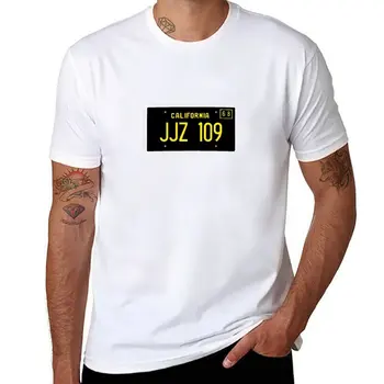 Новая футболка california JJZ 109 bullitt, быстросохнущая футболка, футболки на заказ, мужские белые футболки