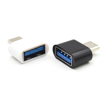 1/5 ШТ Нового универсального адаптера Type-C к USB 2.0 OTG для мобильного телефона, USB2.0 кабель-адаптер Type C OTG