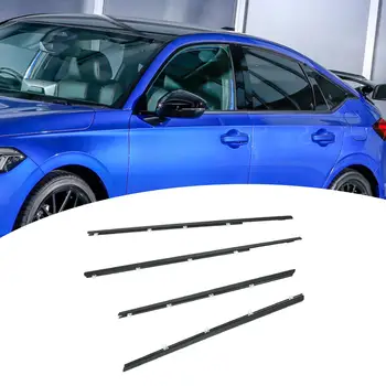 Уплотнитель Окна Уплотнителя 72950TR0A01 из 4 частей Для Украшения Автомобильных Принадлежностей Заменяет Аксессуар для Honda Civic 2012-2015
