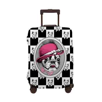 Чехол для дорожного чехла с 3D принтом собаки, подходящий для 18-32-дюймовой багажной тележки, пылезащитный чехол для багажа.