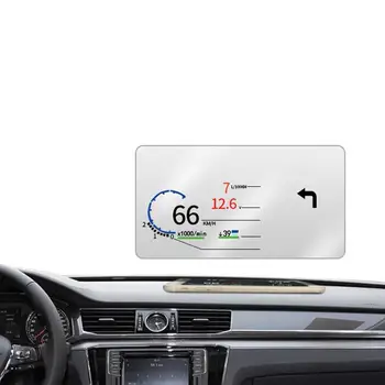 Дисплей Heads Up, автомобильный HUD, отражающая пленка на лобовом стекле, универсальный дисплей высокой четкости HD Для всех моделей автомобилей, смартфонов