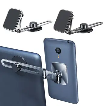 Портативный держатель для телефона, Магнитное крепление для ноутбука, Поворотный на 180 градусов Ультратонкий алюминиевый Регулируемый держатель для мобильного телефона