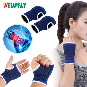 1 пара компрессионных рукавов для занятий спортом, унисекс, трикотажная защита рук, впитывающая пот, дышащая повязка на ладонь